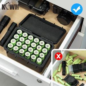 배터리 홀더 21700 /18650 케이스 보관함 컨테이너 IP67 방수 18650/21700/AA/AAA/코인