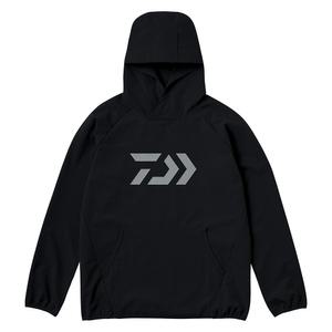 다이와 DE-6725 라이트 스트레치 후드 블랙 UV차단 발수 낚시후드티