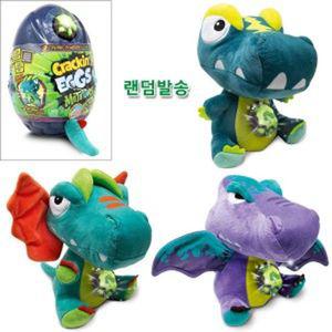 크레킨에그 인형 자이언트 불빛 다이노 353665 랜덤공룡 봉제 디자인 캐릭터 놀이 장난감 애착