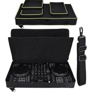 AZTOPA DJ 여행용 케이스, 파이오니어 DDJ FLX10에 적합 / DDJ 1000SRT 휴대용 컨트롤러 - 알파 세타 DDJ-GRV6(블랙)와 호환되는 패딩 믹서 휴대용 케이스 DJ 컨트롤러 보관 가방