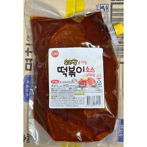 떡볶이소스 2k 맛있는 우리쌀 순한 액상 양념 업소용