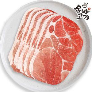 돼지 목전지 왕목살 제육용 1kg (500g x 2팩) 미국산 제육 구이 수육 찌개