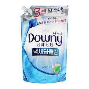 다우니 세탁세제 냄새딥클린 프레시 클린 1.4L 리필 다우니 실내건조 세탁 용기 세제리필 프레시클린 세
