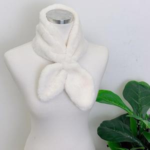 밍크 퍼 리러블본 퍼 쁘띠 목도리 머플러