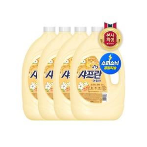 [샤프란]샤프란 아로마 소프트 코튼 용기3.1L x 4개