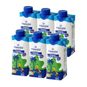 비엣코코 코코넛워터 100% 유기농 330ml 6팩