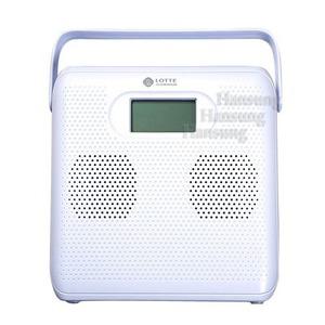 롯데알미늄 포터블CD 플레이어 핑키-500 라디오 흰색