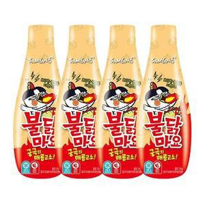 삼양 불닭볶음면 불닭마요 소스 250g x 4개