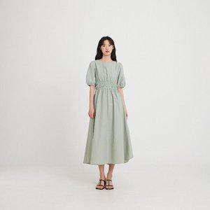[LAP] AN2WO483 허리 밴딩 나일론 원피스 [P002609207]
