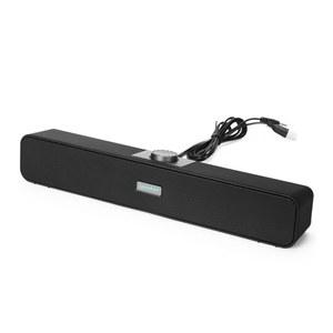 Aimery 컴퓨터 스피커 사운드 바 모니터 탁상용 유선 스피커용 PC 노트북 데스크톱 듀얼 USB HiFi 스테레오 서라운드 플러그인
