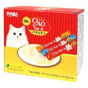이나바 챠오츄르 고양이 간식 버라이어티팩 90개입 x 2팩