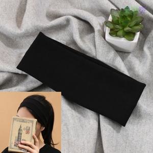 굿마켓 반다나 헤어밴드 블랙 요가머리띠 런닝밴드