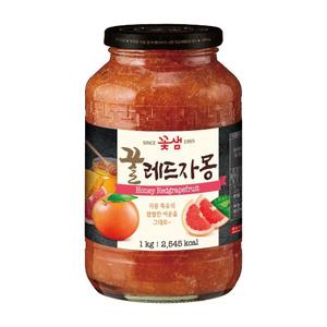 (1kg) 꽃샘 꿀레드자몽/탕비실차/꿀차/선물/가정/식후차/액상차/홈카페/맛있는차/다과/음료/후식차/디저트