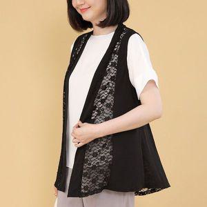 [NS홈쇼핑]애비뉴투지 엄마옷 비올라 레이스 시스루 쉬폰 여성 여름 조끼 베스트 V07217..