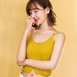 니꼬야 크로스끈 배꼽티 나시 브라내장 요가복 필라테스복