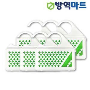 국내산 옷장 냄새 제거 탈취 간편 고리형 라벤더 프리미엄 방향제 6개