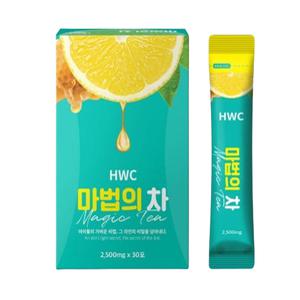 HWC 마법의차 아이돌워터 1개월분 녹차 꿀 레몬 우엉 호박 우바홍차