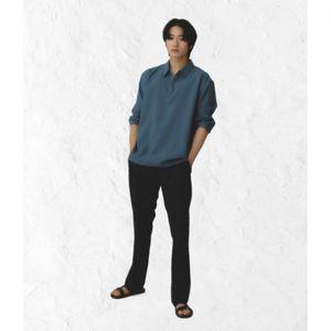 폴햄 POLHAM 남성 린넨라이크 쿨링 테이퍼드 밴딩 팬츠_PHE2PP1056 PHE2PP1056 114412