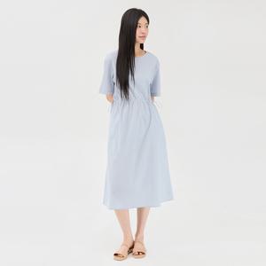 탑텐 여성 크링클 스트링 롱 원피스MSF2OO2001