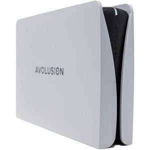 Avolusion PRO5Y 화이트 PS5 PS4 게임 콘솔용 8TB USB 3.0 외장 게이밍 하드 드라이브 2년 보증