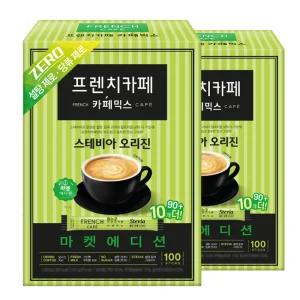 남양 프렌치카페 스테비아 오리진 커피믹스 100개입(90개+10개) X 2개 총200T /최근제조 신상