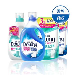 다우니 프리미엄 세탁세제 실내건조 냄새딥클린 1.9L 1.8L 2개 외 리필 모음