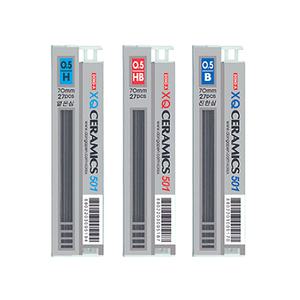 동아 501 XQ 세라믹 샤프심 0.5mm HB H B 부드러운 샤프 리필심 