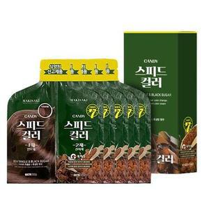 파우치형 스피드 새치염색약 40gX5개 마키사키 캔디스피드 블랙 대용량 부분염색