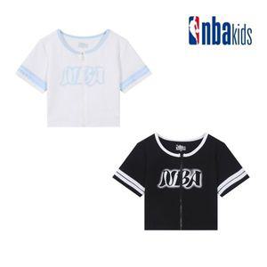 NBA KIDS [엔비에이키즈(아동)]NBA 골지 반팔 집업 K252TS660P -GRI 207453