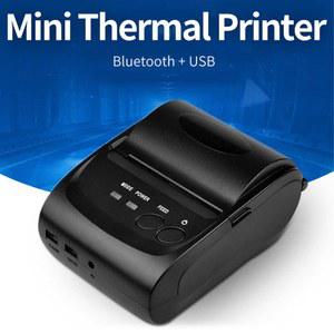 포토 프린터 HZTZ 미니 블루투스 열전사 티켓 영수증 USB 휴대용 무선 안드로이드 IOS 윈도우 58mm