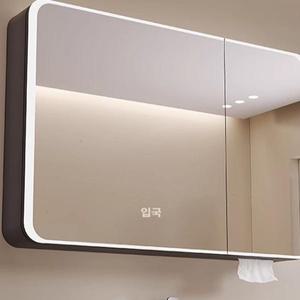 셀리오 욕실거울장 LED 슬라이딩장 화장실 욕실수납장