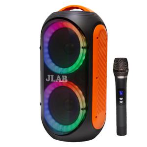 JLAB 제이랩 블루투스 스피커 캠프박스 JP-120BL 무선마이크 포함 버스킹스피커 버스킹앰프 휴대용 야외용 캠핑용 행사용 매장용 업소용 버스킹용