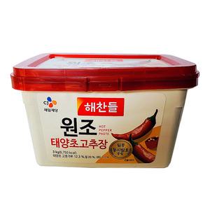 해찬들 고추장(실온 골드 태양초 3Kg