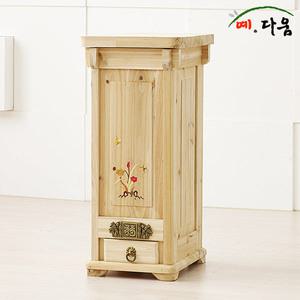 예다움 삼나무 상감 원목 쌀통 20kg