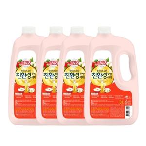 트리오 담은 발효식초 애플 주방세제 3L 4개