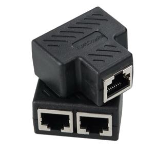 rj45 랜선분리커넥터 인터넷2기기동시연결 송수신분리 커플러