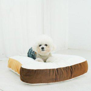 강아지 식빵 방석 1P 반려견 극세사 쿠션 침대 하우스