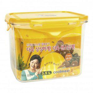 슈마켓 쿨멕시3 직사각 3.5L 김치통 밀폐용기 보관용기