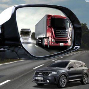 쏘렌토MQ4 와이드미러 광곽 사각지대 사이드 미러