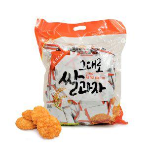 그대로 매콤달콤 크리스피 쌀과자 900g 대용량 개별포장 간식