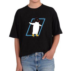 여성면티 오버핏반팔티 남자면티 캐릭터 남극 라