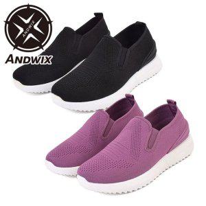 여성 신발 니트 슬립온 쿨메쉬 스타일 패션슈즈