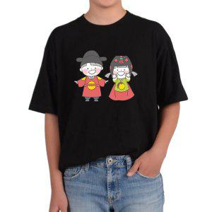 오버핏반팔티 꼬마신랑 꼬마각시 애동 명절 결혼기념일 한복 전사이즈