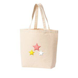 에코백 토트백 쓰리스타 삼색별 3회챔피언 STAR 별 내가슴에 그림 다양한 사이즈