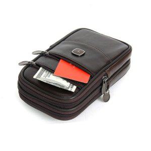 가죽 미니크로스백 남자 남자패션 가벼운 핸드폰