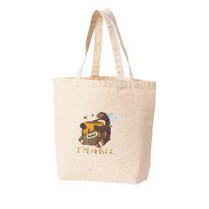 에코백 토트백 곰 벌 꿀 꿀벌 허니 벌꿀 그림 다양한 사이즈