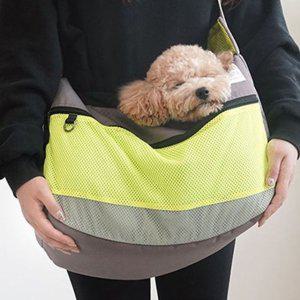 강아지 이동 가방 슬링백 엣지 애견 고양이 케리어 M 애견이동가방