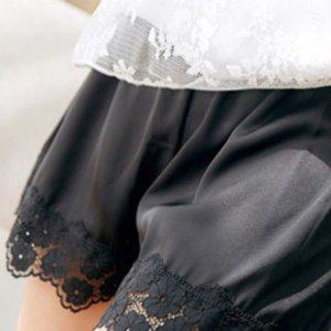 여성 속바지 레이스 실크 슬립 치마 교복 여성속바지 인견속바지