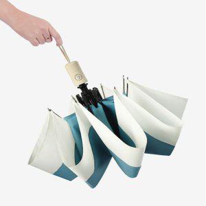 컬러 양우산 자동우산 3단 투톤 투명우산 어린