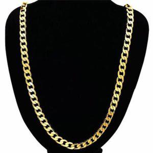 면 스틸목걸이 목걸이선물 볼드 체인목걸이 남성